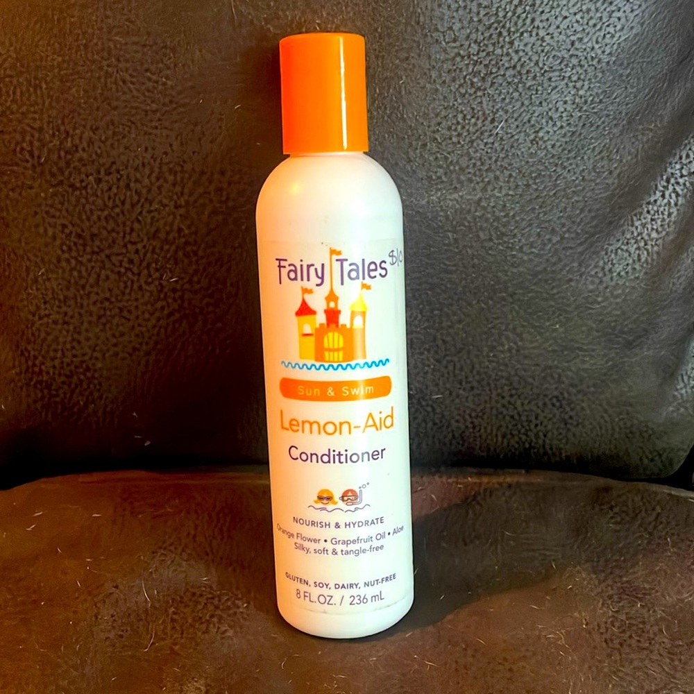 Brand new 8 fluid ounces, fairytales, sun, and swim, lemonade, conditioner.